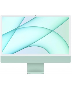 Настолен компютър AiO Apple - iMac, 24'', M1 8/7, 8GB/256GB, зелен