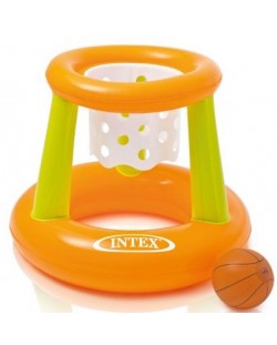 Надуваем баскетболен кош Intex - Floating Hoops, оранжев