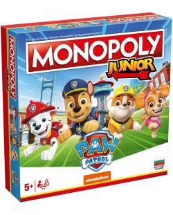 Настолна игра Monopoly Junior: Paw Patrol (българско издание) - Детска