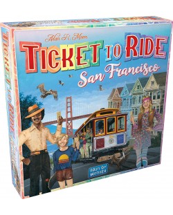 Настолна игра Ticket To Ride: San Francisco - семейна
