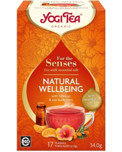 Natural Wellbeing Билков чай, 17 пакетчета, Yogi Tea