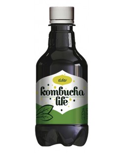 Elder Натурална напитка, 330 ml, Kombucha Life