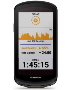 Навигация за колело Garmin - Edge 1040 Solar, 3.5'', 64GB, черна