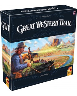 Настолна игра Great Western Trail (2nd Edition) - стратегическа