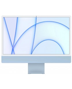 Настолен компютър AiO Apple - iMac, 24'', M1 8/7, 8GB/256GB, син