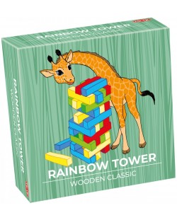Настолна игра Trendy Rainbow Tower - детска
