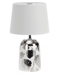 Настолна лампа Rabalux - Sonal , 40W, бяла/сребриста