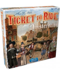 Настолна игра Ticket to Ride: Amsterdam - Семейна