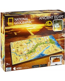 4D пъзел Cityscape от 600 части - National Geographic, Древен Египет