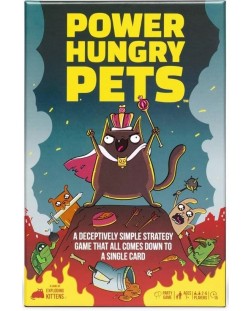 Настолна игра Power Hungry Pets - Парти
