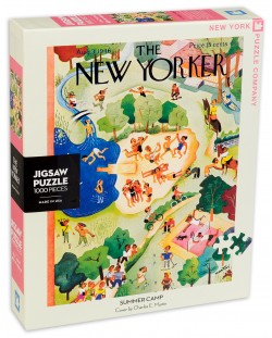 Пъзел New York Puzzle от 1000 части - Летен лагер