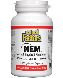 NEM Natural Eggshell Membrane, 500 mg, 60 капсули, Natural Factors