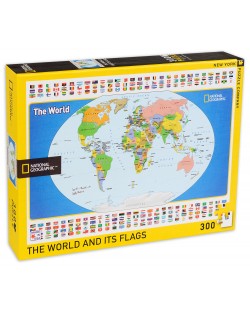 Пъзел New York Puzzle от 300 части - Детска карта на света