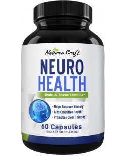 Neuro Health, 60 капсули, Nature's Craft