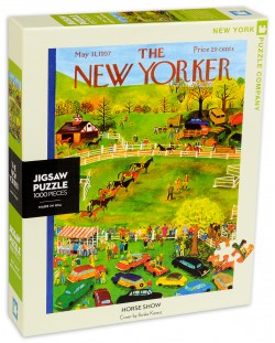 Пъзел New York Puzzle от 1000 части - Конно шоу
