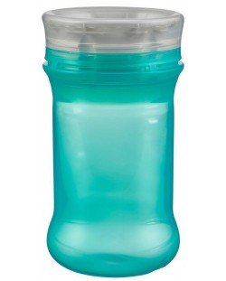 Неразливаща се чаша с мек силиконов ръб Vital Baby - 360°, 280 ml, зелена