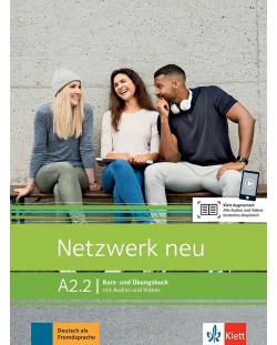 Netzwerk neu A2.2, Kurs- und Ubungsbuch mit Audios/Videos