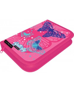 Несесер Lizzy Card Pink Butterfly - с 1 цип