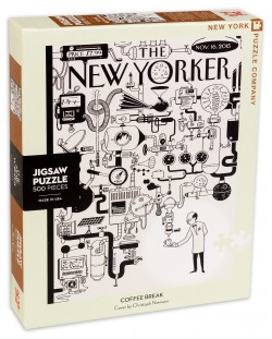 Пъзел New York Puzzle от 500 части - Кафе пауза