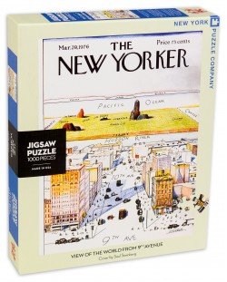 Пъзел New York Puzzle от 1000 части - Поглед към света