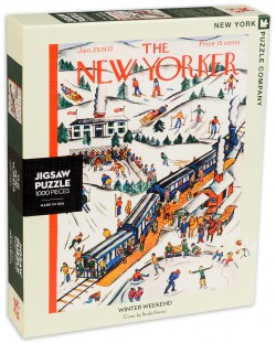 Пъзел New York Puzzle от 1000 части - Зимен уикенд