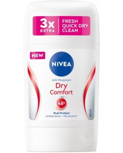 Nivea Стик против изпотяване Dry Comfort, 50 ml