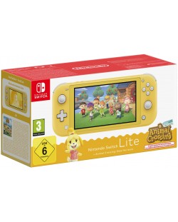 Nintendo Switch Lite - Yellow, Animal Crossing: New Horizons