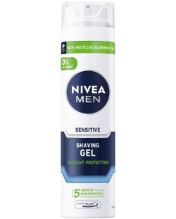 Nivea Men Гел за бръснене Sensitive, 200 ml