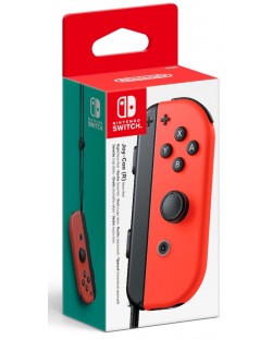Nintendo Switch Joy-Con (десен контролер) - неоново червено