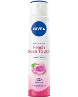 Nivea Fresh Rose Touch Спрей дезодорант, 250 ml