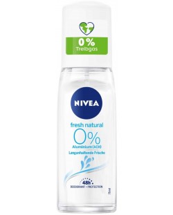 Nivea Спрей дезодорант с помпа Fresh Natural, 75 ml