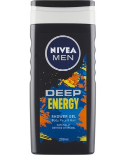 Nivea Men Душ гел Deep Energy, лимитирана серия, 250 ml