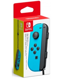 Nintendo Switch Joy-Con (ляв контролер) - неоново синьо