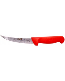 Нож сантоку за обезкостяване JMB - H2-grip, извит, 12.5 cm, червен