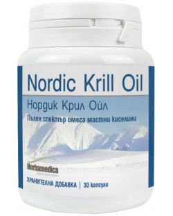 Nordic Krill Oil, 30 капсули, Herbamedica