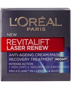 L'Oréal Revitalift Нощен крем за лице Laser, 50 ml