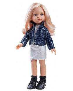 Кукла Paola Reina - Нора, с модерни блестящи пола и сако