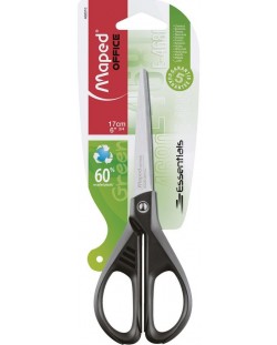 Ножици Maped - Essentialis green, 17 cm