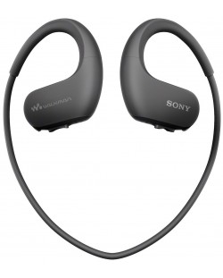 Слушалки Sony NW-WS413 с вграден Mp3 плеър - черни