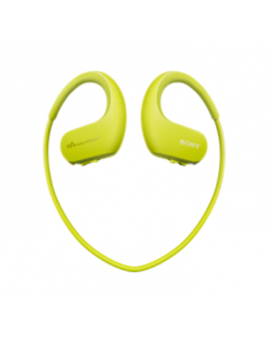 Слушалки Sony NW-WS413 - жълти