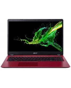 Лаптоп Acer Aspire 3 - A315-54K-535S, червен