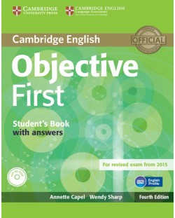 Objective First 4th Edition Student's Book with Answers (учебник с отговори и CD-ROM)