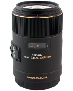 Обектив Sigma - 105mm F/2.8 Macro EX DG OS HSM, за Canon