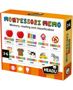 Образователна игра Headu Montessori - Подреди и класифицирай