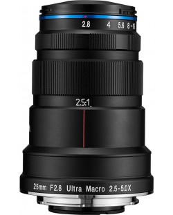 Обектив Laowa - 25mm, f/2.8 Ultra Macro 5X, за Sony E