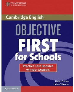 Objective First for Schools: Англйски език - ниво В2 (тестова книжка)