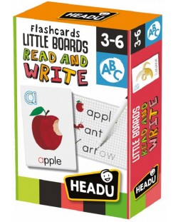 Образователни флаш карти Headu Montessori - Четене и писане