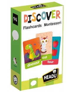 Образователна игра Headu - Открий флашкарти Монтесори