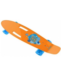Детски мини скейтборд D'Arpeje, Funbee - Оранжев, 56 cm