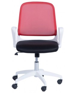 Офис стол Carmen - 7033, червен/черен